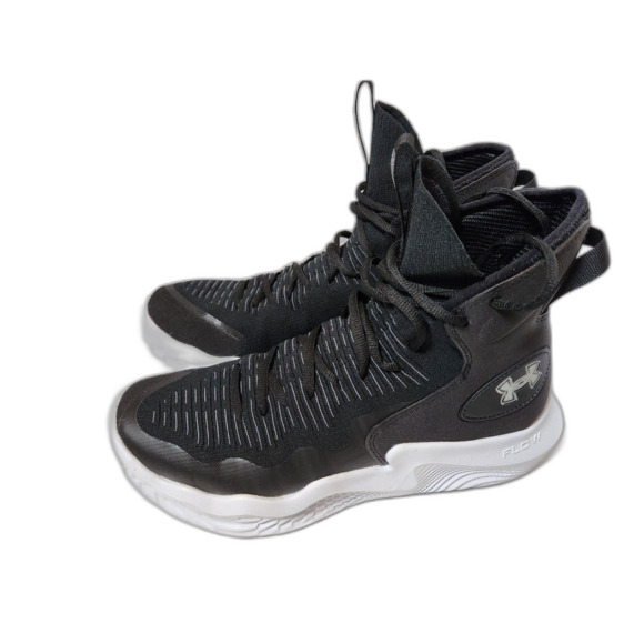 Under Armour Women's Flow Highlight Ace Volleyball Shoe size 12 black white - Picture 11 of 14